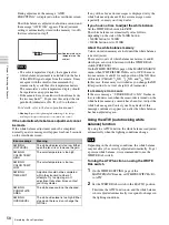 Preview for 58 page of Sony PDW-F335K Operating Instructions Manual