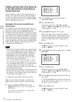 Preview for 70 page of Sony PDW-F335K Operating Instructions Manual