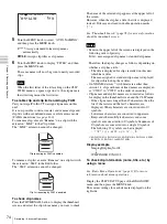 Preview for 74 page of Sony PDW-F335K Operating Instructions Manual