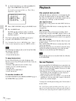 Preview for 76 page of Sony PDW-F335K Operating Instructions Manual