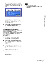 Preview for 85 page of Sony PDW-F335K Operating Instructions Manual