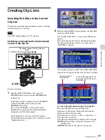 Preview for 89 page of Sony PDW-F335K Operating Instructions Manual