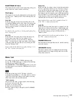 Preview for 109 page of Sony PDW-F335K Operating Instructions Manual