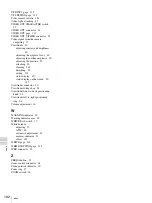 Preview for 192 page of Sony PDW-F335K Operating Instructions Manual