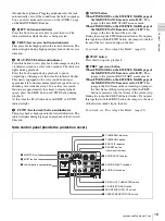 Preview for 19 page of Sony PDW-F355L Operating Instructions Manual