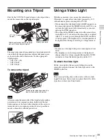 Preview for 39 page of Sony PDW-F355L Operating Instructions Manual