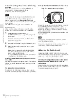 Preview for 60 page of Sony PDW-F355L Operating Instructions Manual