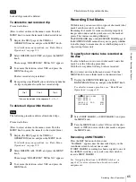 Preview for 65 page of Sony PDW-F355L Operating Instructions Manual