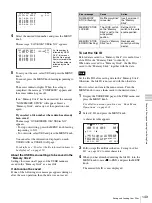 Preview for 149 page of Sony PDW-F355L Operating Instructions Manual