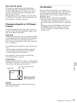 Preview for 163 page of Sony PDW-F355L Operating Instructions Manual