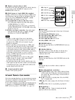 Предварительный просмотр 21 страницы Sony PDW-F70 Operating Instructions Manual