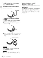 Предварительный просмотр 22 страницы Sony PDW-F70 Operating Instructions Manual