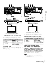 Предварительный просмотр 25 страницы Sony PDW-F70 Operating Instructions Manual