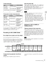 Предварительный просмотр 35 страницы Sony PDW-F70 Operating Instructions Manual