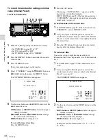 Предварительный просмотр 44 страницы Sony PDW-F70 Operating Instructions Manual