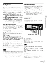 Предварительный просмотр 47 страницы Sony PDW-F70 Operating Instructions Manual