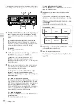 Предварительный просмотр 66 страницы Sony PDW-F70 Operating Instructions Manual