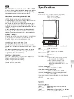 Предварительный просмотр 115 страницы Sony PDW-F70 Operating Instructions Manual