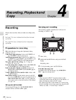 Preview for 48 page of Sony PDW-HD1550 Operation Manual