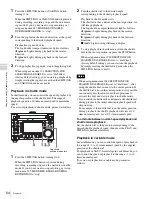 Предварительный просмотр 54 страницы Sony PDW-HD1550 Operation Manual