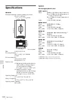 Preview for 122 page of Sony PDW-HD1550 Operation Manual