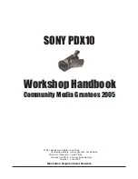 Sony PDX10 - DVCAM Workshop Handbook preview