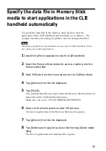 Preview for 13 page of Sony PEG-N710C Intellisync Lite Operating Instructions Manual