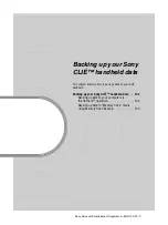 Preview for 141 page of Sony PEG-SJ22 - Personal Entertainment Organizer Handbook