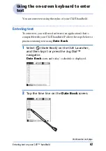 Предварительный просмотр 62 страницы Sony PEG-TJ25 CLIE Handbook  (primary manual) Handbook