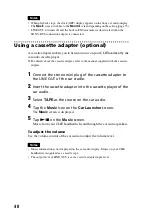 Preview for 48 page of Sony PEGA-CC5 Operating Instructions Manual