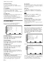 Предварительный просмотр 264 страницы Sony PFM-42B2 Operating Instructions Manual