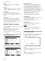 Preview for 182 page of Sony PFM-42X1N Operating Instructions Manual