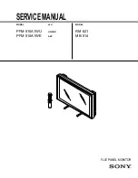 Sony PFM-510A1WE Service Manual preview