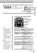 Preview for 5 page of Sony PHC-Z10 Primary Operating Instructions Manual