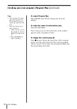 Preview for 18 page of Sony PHC-Z10 Primary Operating Instructions Manual