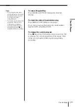 Preview for 17 page of Sony PHC-ZW770L Operating Instructions Manual