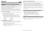 Preview for 1 page of Sony PHD-A55 Operating Instructions