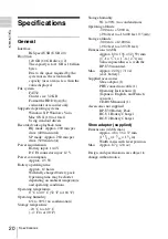 Preview for 20 page of Sony PHU-120K Operating Instructions Manual