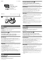 Sony PIIQ MDR-PQ3 Operating Instructions preview