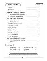 Preview for 2 page of Sony PIR-DVR User Manual