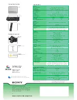 Preview for 2 page of Sony PL-CX125 Specifications