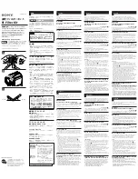 Sony PL Filter Kit Operating Instructions preview