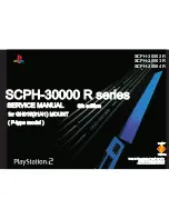 Предварительный просмотр 1 страницы Sony PlayStation 2 SCPH-3000 R series Service Manual