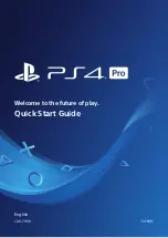 Preview for 1 page of Sony PLAYSTATION 4 PRO Quick Start Manual