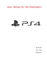 Preview for 1 page of Sony PlayStation 4 User Manual