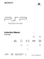 Sony PlayStation Portable PSP-1004 Instruction Manual preview