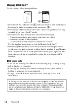 Preview for 12 page of Sony PlayStation Portable Instruction Manual