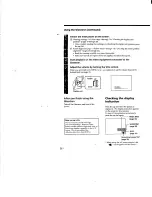 Предварительный просмотр 26 страницы Sony PLM-A55 - Glasstron - 0.7" TFT Active Matrix Head Mounted Display Operating Instructions Manual