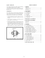 Предварительный просмотр 3 страницы Sony PMC-107 Service Manual