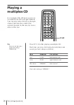 Preview for 20 page of Sony PMC-222V Operating Instructions Manual